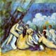P. Cézanne: Grandes bañistas, 1900-1905.